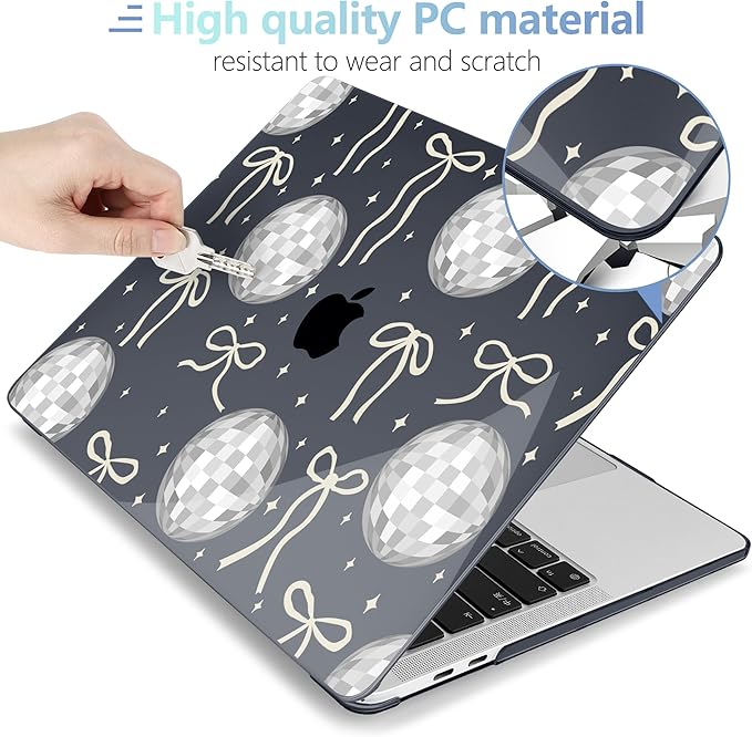 MEEgoodo Case for MacBook Pro 13 inch Case 2022 2021 2020 New A2338 M2/M1 A2251 - Image 3