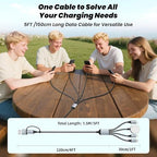Travel Essentials 4 in 2 Multi Charging Cable - Image 7