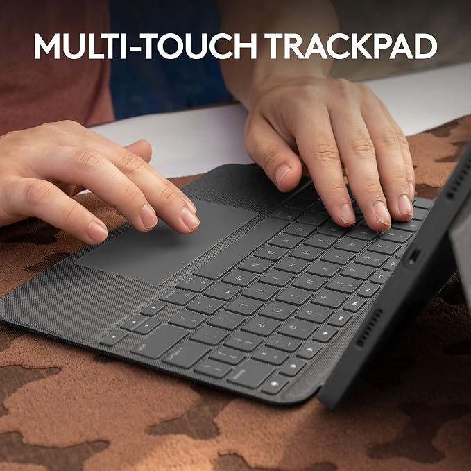 Logitech Combo Touch iPad Pro 11-inch Keyboard Case and Logitech Crayon Digital - Image 5