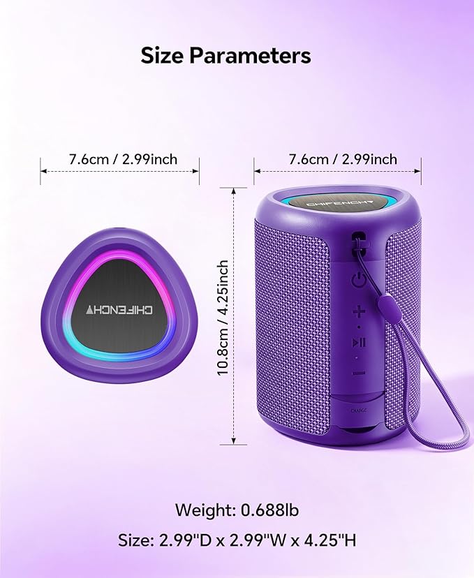 Portable Bluetooth Speaker Beach Essentials: Powerful Crystal Clear - Image 9