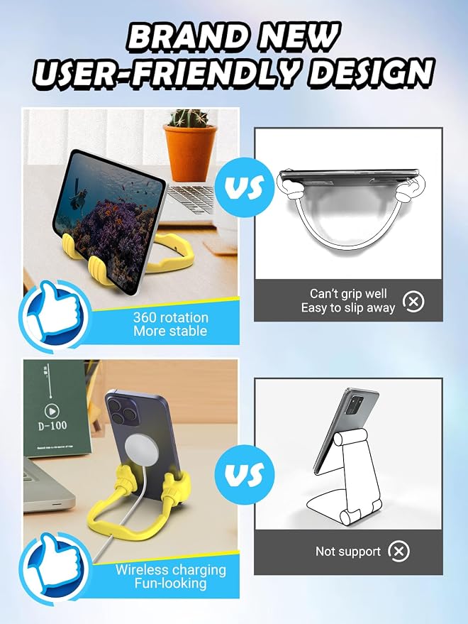 Dad Gifts for Fathers Day from Daughter Son Cell Phone Stand: 8 Pack UPGRADE - Image 5