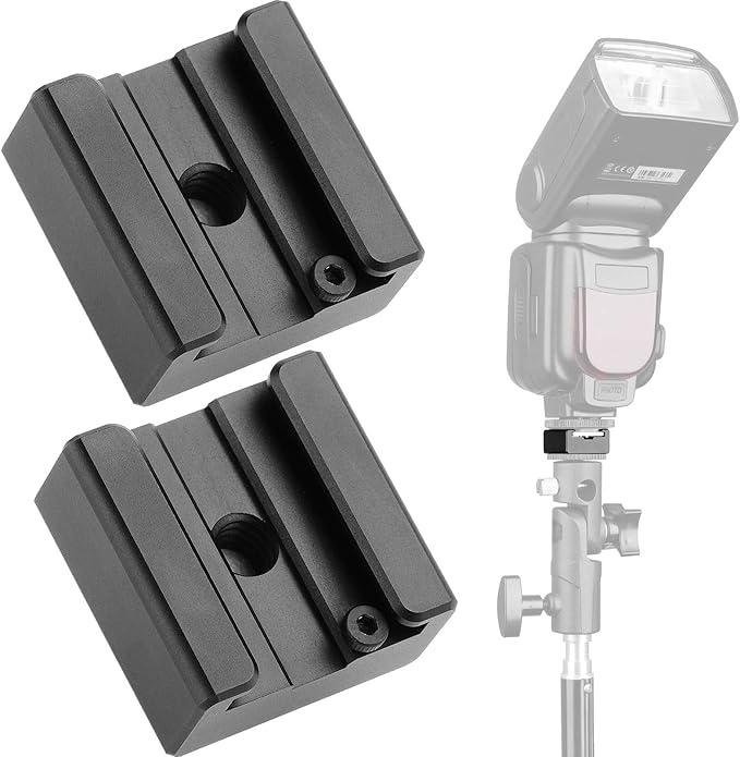 Updated Anwenk Flash Cold Shoe Mount Adapter Flash Shoe Mount Flash Stand by Anwenk