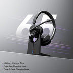 Wireless Headset with Mic for Work, Wireless Headphones with USB Dongle & - Image 3