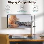 WALI Monitor Arm Mount for Desk, Single Computer Desk Mount, Monitor Bracket - Image 3