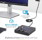 StarTech.com USB Flash Drive Duplicator and HDD/SSD Cloner Docking Station - Image 3