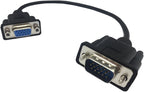 CERRXIAN 1ft VGA SVGA 15 Pin HD15 Male to Female Adapter Video Monitor - Image 3