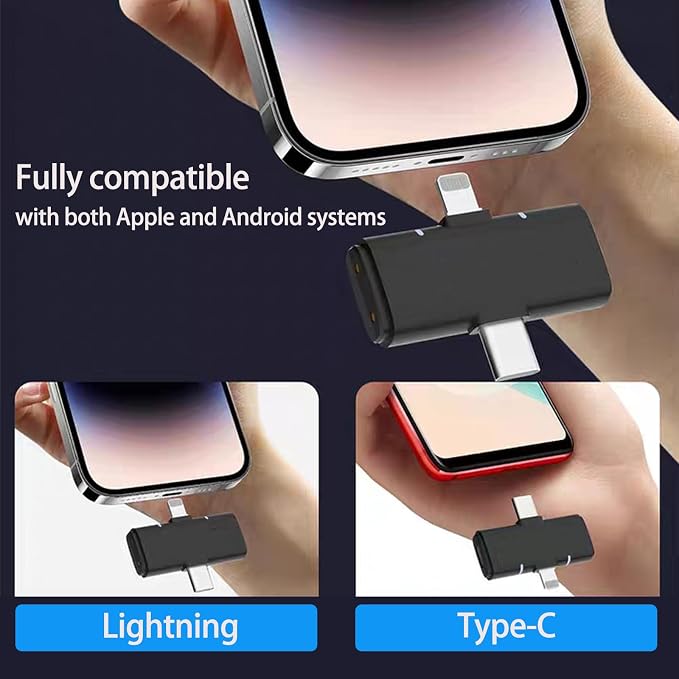 2 Pack Wireless Mini Lavalier Lapel Microphone - Image 8