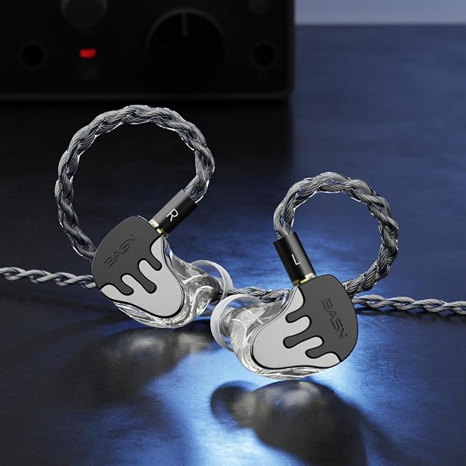 BASN BmasterX in Ear Audio Monitor, Hybrid 6 Drivers IEM Earphones - Image 9