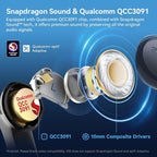 EarFun Air Pro 4 Adaptive Hybrid Noise Canceling Wireless Earbuds, Qualcomm - Image 4