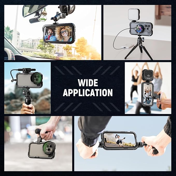 NEEWER 15 Pro Cage, Video Rig Phone Stabilizer - Image 9