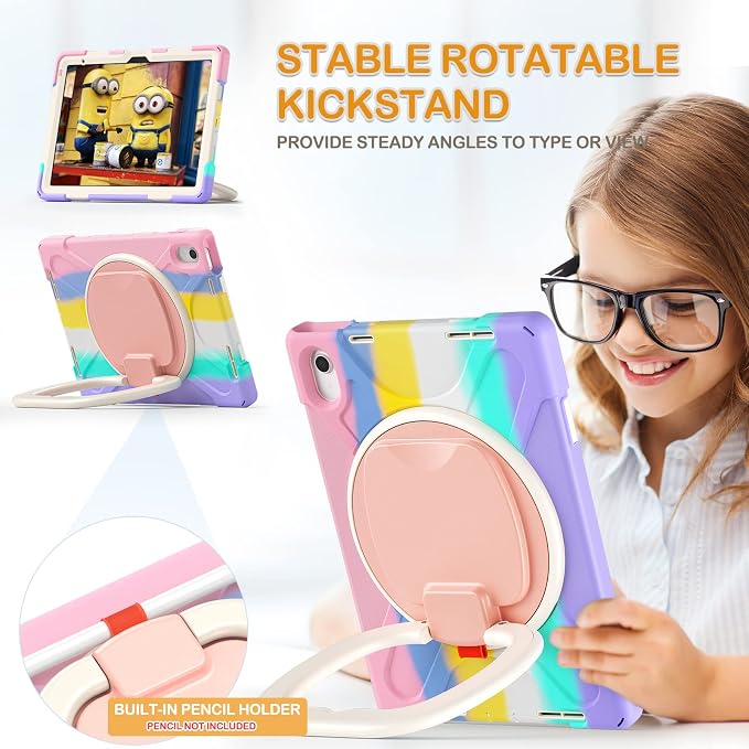 BRAECN Kids Case for iPad 11th/10th Generation 11”/10.9'' 2025/2022, Heavy Duty - Image 3