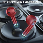 Wireless Earbuds, 40H Playback Mini Case IP7 Waterproof Sports Earphones - Image 6