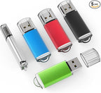 TOPESEL USB Flash Drive 5 Pack 4GB USB 2.0 Flash Drive Memory Stick USB Drive by TOPESEL