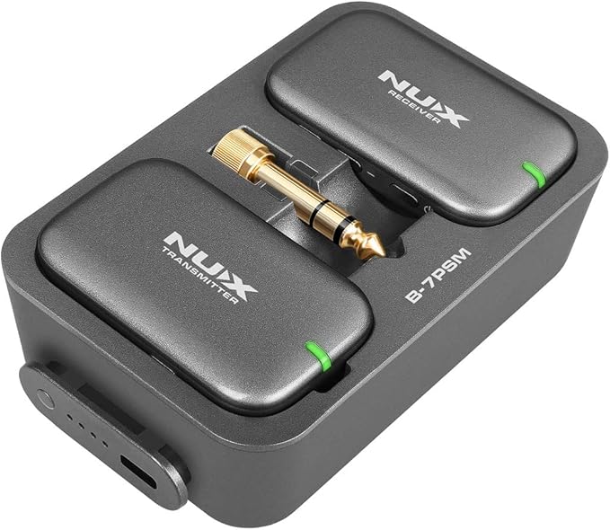 NUX B-7PSM 5.8 GHz Wireless in-Ear Monitor System, Stereo IEM, Charging Case - Image 6