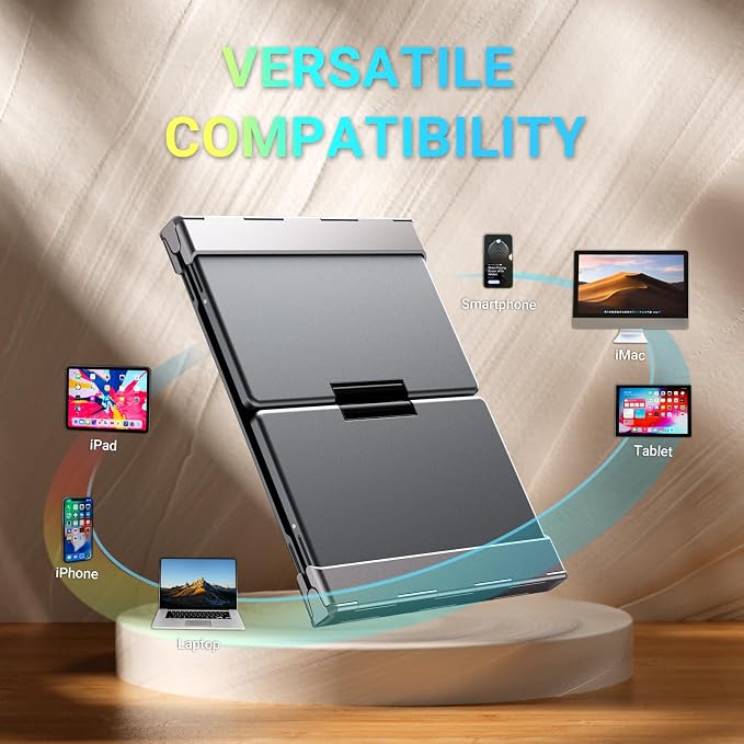 iClever Foldable Bluetooth Keyboard, BK05S Folding Wireless Portable Keyboard - Image 5