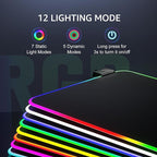 KTRIO RGB Large Gaming Mouse Pad Desk Mat, Superior Micro-Weave Cloth - Image 3