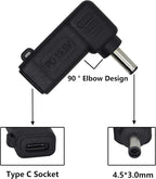 90W PD Power Charger Connector Adapter USB C to 4.5mm Laptop Charging Adapter - Image 3