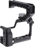FocusFoto Camera Cage +Top/Side Handle Grip Kit, Aluminium Alloy Video by FocusFoto