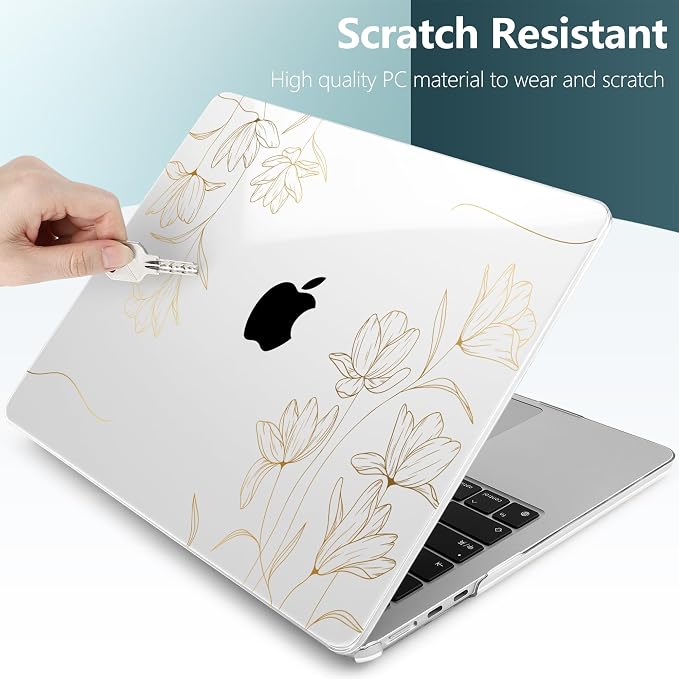 TWOLSKOO Compatible with M4 MacBook Air 15 inch Case 2025-2023 Released Model - Image 4