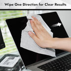 Air Jungles Electronic Wipes Screen Cleaning 70 Count, Quick Dry, Extra Large - Image 4