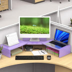 Dual Monitor Stand for Desk, Metal Monitor Riser - Image 5
