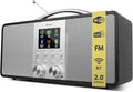 Lemega IR6 Internet Radio with Podcasts & Bluetooth Streaming, FM Stereo Radio by LEMEGA