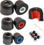 Memory Foam Earbuds Tips Replacement Fit 4.0mm-5.5mm Isolation Noise by EarbudsTipsAccessories