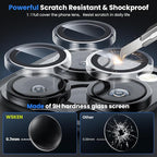WSKEN for iPhone 16 Pro/iPhone 16 Pro Max Camera Lens Protector - Image 3