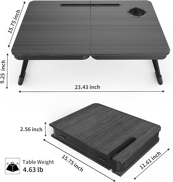 BUYIFY Foldable Laptop Bed Desk - Image 2
