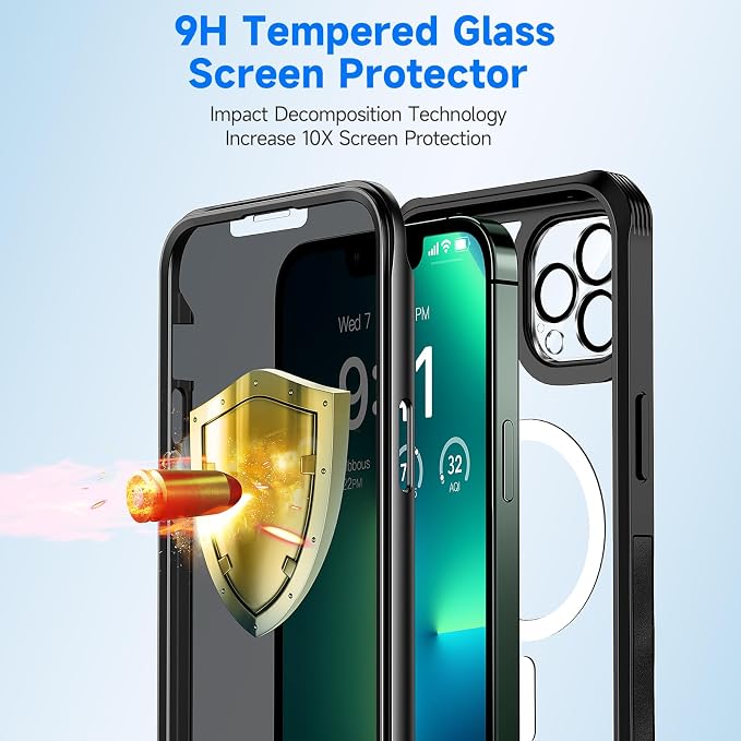 seacosmo for iPhone 13 Pro Max Case, Full Body Bumper - Image 6