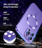 Magnetic for iPhone 16 Pro Case Slim Soft Silicone Bumper Shockproof Metallic - Image 5