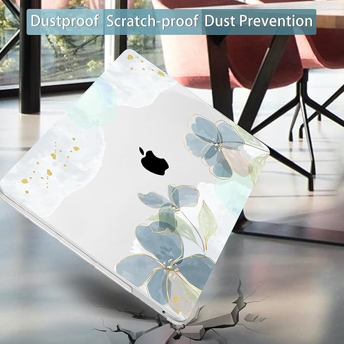 Mektron for MacBook Air 13 Case A1466/A1369, Snap-on Plastic Hard Shell Cover - Image 7