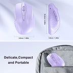 TECKNET Wireless Mouse, 2.4G Ergonomic Optical Mouse, Computer Mouse - Image 5