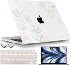 TWOLSKOO Compatible with M4 MacBook Air 13.6 inch Case 2025-2022 Release M4 by TWOLSKOO