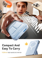 Magnetic Portable Charger, 10000mAh Wireless Power Bank - Image 6