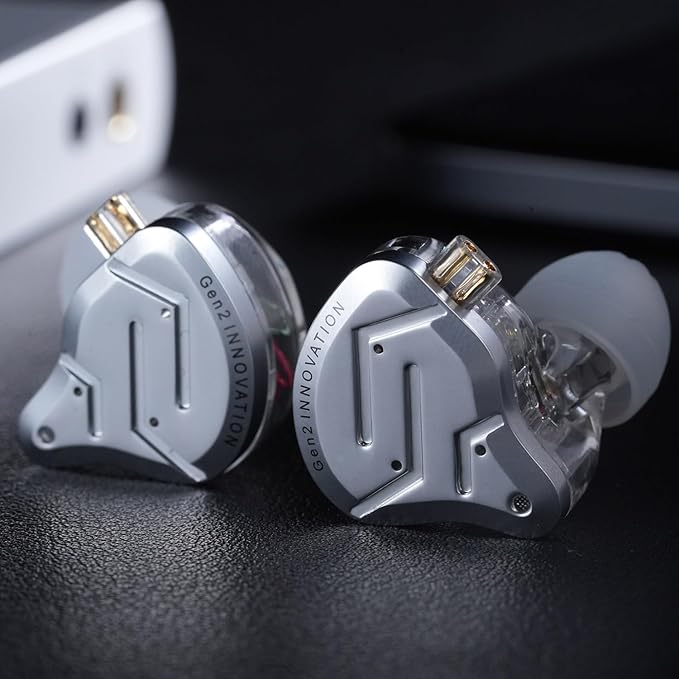 KZ ZSN Pro 2 in-Ear Monitors Headphones Metal Earphones 1BA+1DD Hybrid - Image 2