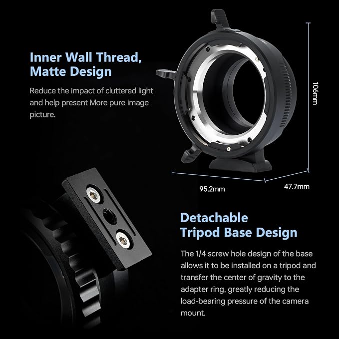 VILTROX PL-L Lens Adapter, Lens Converter Ring Camera Lens Mount Adapter Ring - Image 4