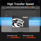 KingSpec 256GB SATA III SSD 6Gb/s, 2.5" SATA SSD - Image 2
