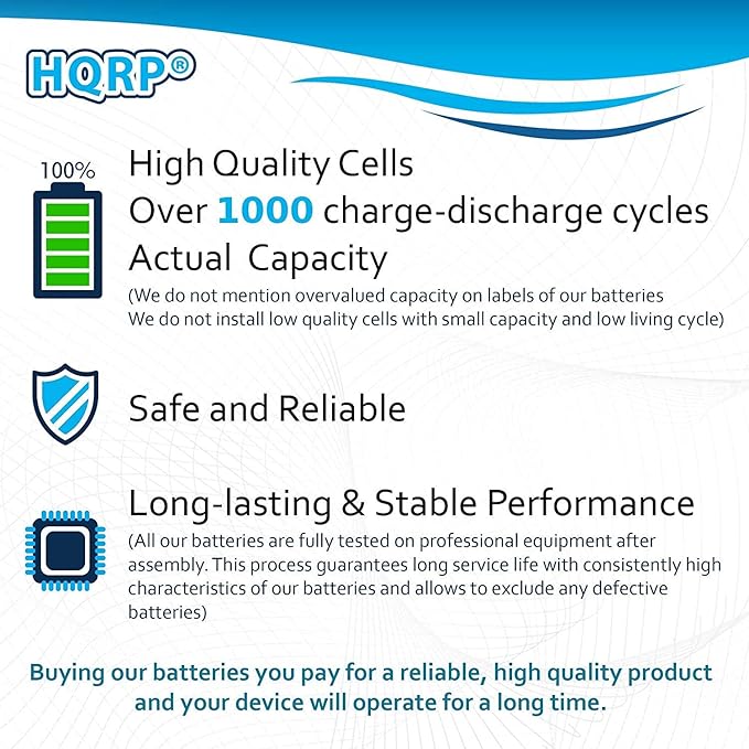 HQRP 5-Pack Cordless Phone Battery Compatible - Image 7