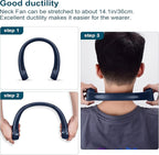 CIVPOWER Neck Fan: Portable Personal Neck Cooling Rechargeable Bladeless Fan - Image 7