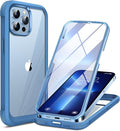 Miracase Glass Case for iPhone 13 Pro Max 6.7 inch, 2023 Upgrade Full-Body by Miracase