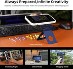 Phone Tripod Stand, Aluminum Alloy Mini Tripod Compatible - Image 4