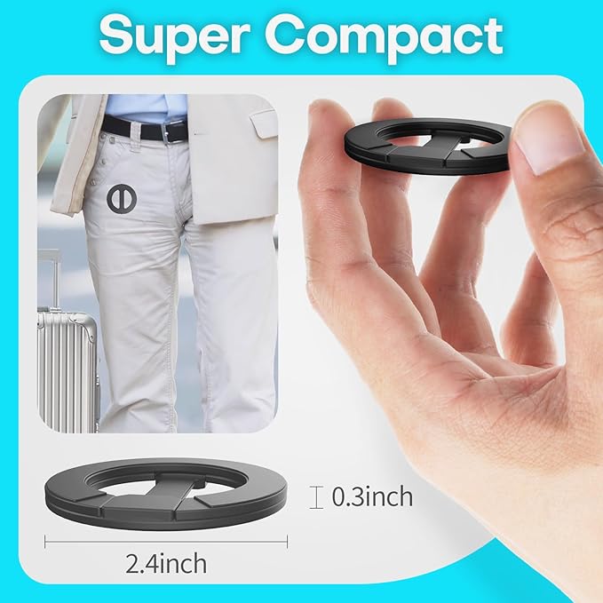MCCHJoy Mini 2-Pack Universal in Flight Airplane Phone Holder, 360°Rotation - Image 2