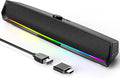 Computer Speakers for Desktop, PC Speakers Gaming Sound bar by LENRUE