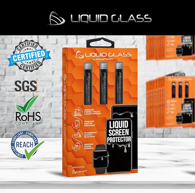 Liquid Glass Screen Protector for Up to 12 Devices Universal Fit for All - Image 2