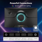 Z-Edge 32 inch Curved Gaming Monitor, QHD 1440P 170Hz 165Hz 144Hz Curved Monitor - Image 8