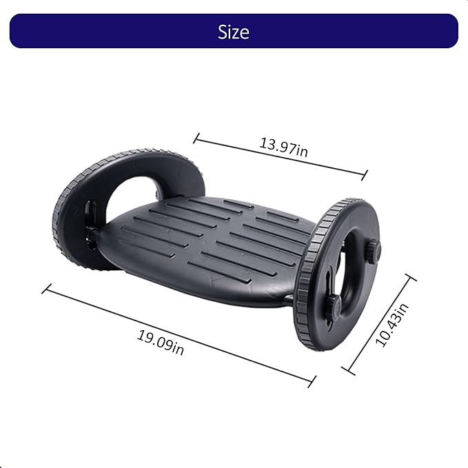 Under Desk Footrest – 4-Level Angle Adjustment & Active Rocker Feature - Image 6