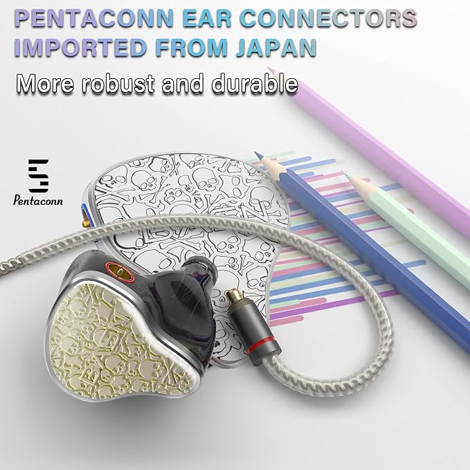 BASN Bmaster5 in Ear Monitors, 1DLC Diaphragm+4BA 5 Drivers IEM Earphones - Image 3