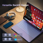 for iPad Air 13 inch Case with Keyboard, iPad Pro 12.9 Magic Keyboard, Springy - Image 5