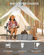 MARBERO 88.8Wh Portable Power Station Backup Lithium Battery Solar Generator - Image 4